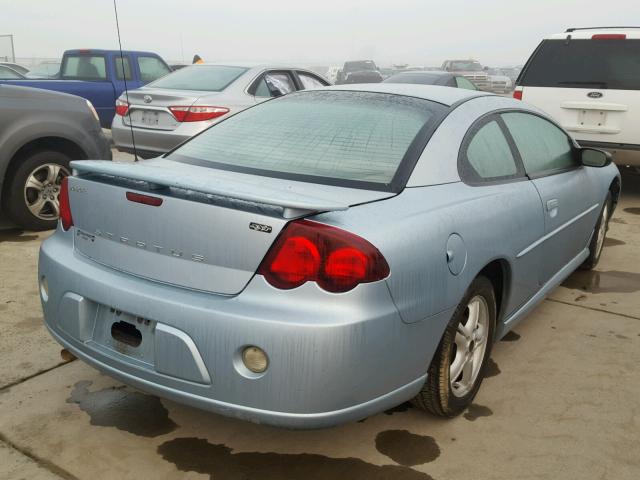 4B3AG42G94E107560 - 2004 DODGE STRATUS SX BLUE photo 4