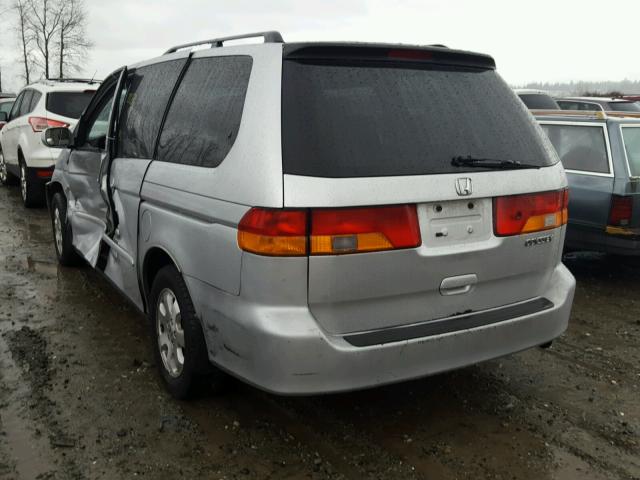 5FNRL18064B000343 - 2004 HONDA ODYSSEY EX SILVER photo 3