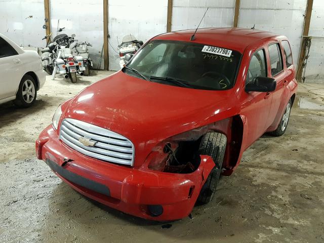 3GNBAAFW8BS543395 - 2011 CHEVROLET HHR LS RED photo 2