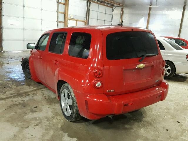 3GNBAAFW8BS543395 - 2011 CHEVROLET HHR LS RED photo 3