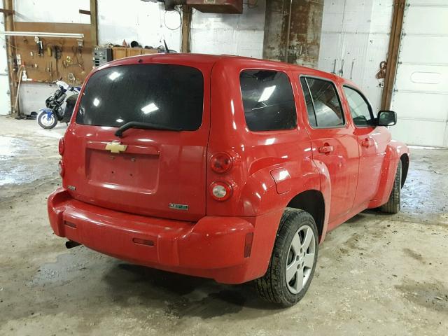 3GNBAAFW8BS543395 - 2011 CHEVROLET HHR LS RED photo 4