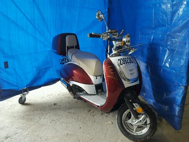 LYDYCTKH9G1500065 - 2016 YIBEN SCOOTER BURGUNDY photo 1