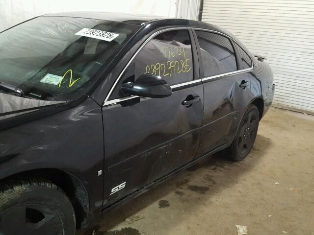 2G1WD58C669126350 - 2006 CHEVROLET IMPALA SUP 黑色 照片 9