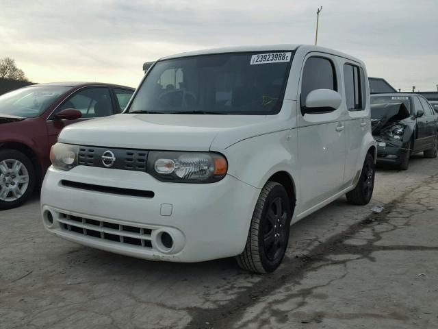 JN8AZ2KR5AT155052 - 2010 NISSAN CUBE BASE WHITE photo 2