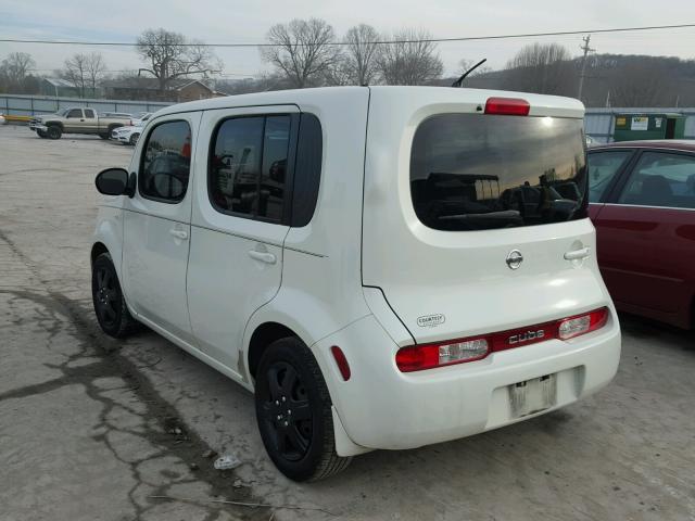 JN8AZ2KR5AT155052 - 2010 NISSAN CUBE BASE WHITE photo 3