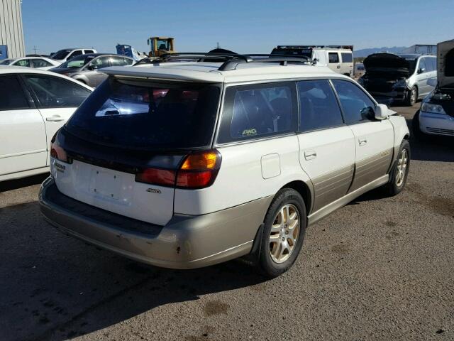 4S3BH686817617863 - 2001 SUBARU LEGACY OUT WHITE photo 4