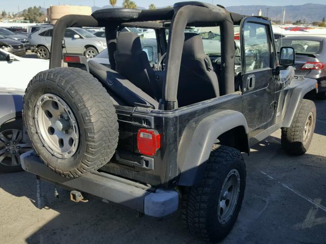 1J4FA69S36P774333 - 2006 JEEP WRANGLER / BLACK photo 4