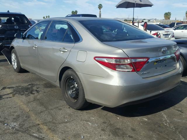 4T4BF1FK2FR492507 - 2015 TOYOTA CAMRY LE TAN photo 3