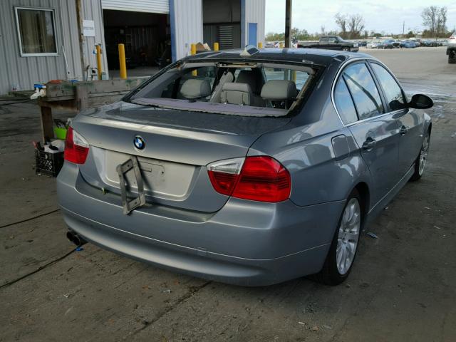 WBAVB33586KR79379 - 2006 BMW 330 I SILVER photo 4