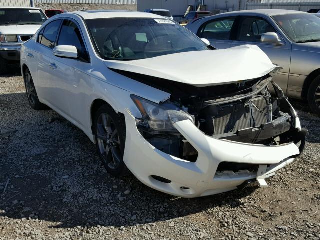 1N4AA5AP3DC815376 - 2013 NISSAN MAXIMA S WHITE photo 1