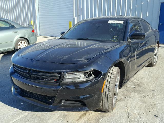 2C3CDXCT7FH813666 - 2015 DODGE CHARGER R/ BLACK photo 2