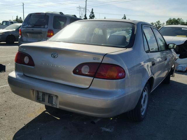 1NXBR12E42Z628258 - 2002 TOYOTA COROLLA CE GOLD photo 4