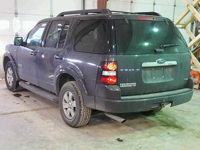 1FMEU73887UB59836 - 2007 FORD EXPLORER X GRAY photo 3