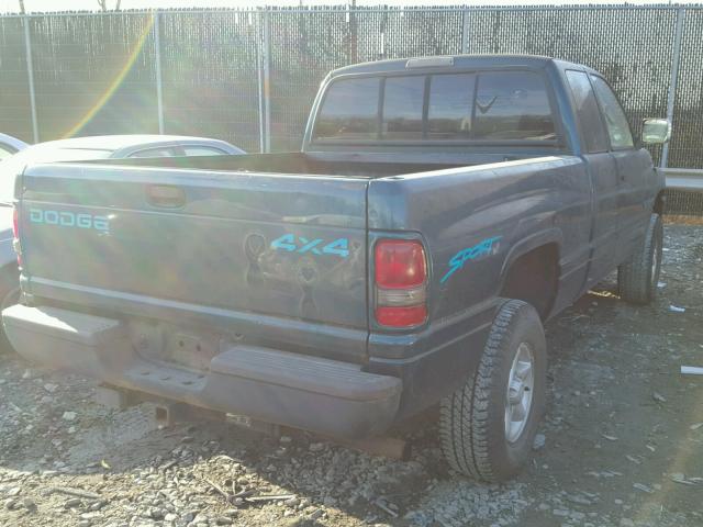 3B7HF13Y4VG721899 - 1997 DODGE RAM 1500 GREEN photo 4