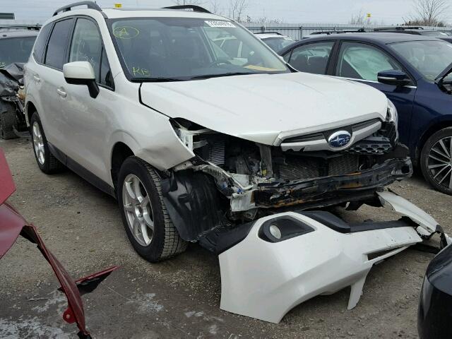 JF2SJCHC7EH553387 - 2014 SUBARU FORESTER 2 WHITE photo 1