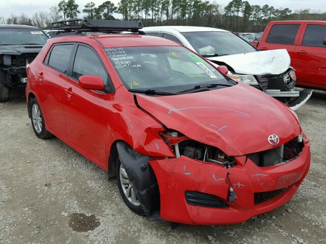 2T1KU40E89C132572 - 2009 TOYOTA COROLLA MA RED photo 1