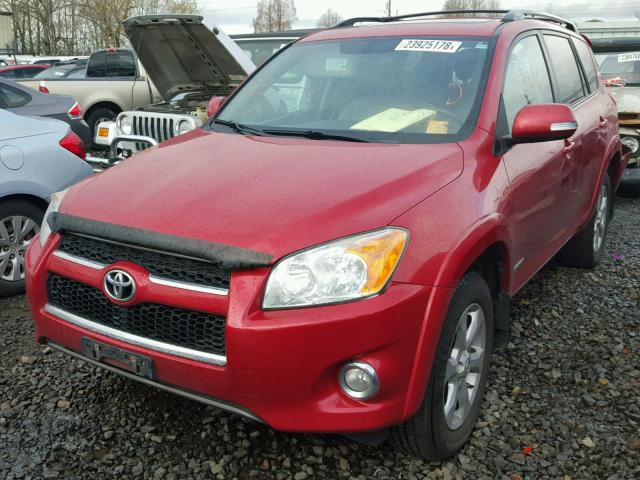 2T3DF4DV2AW028800 - 2010 TOYOTA RAV4 LIMIT RED photo 2