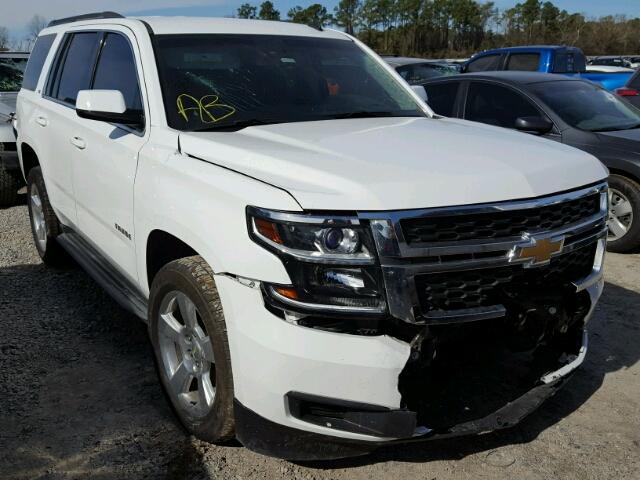 1GNSCBKC2FR121496 - 2015 CHEVROLET TAHOE C150 WHITE photo 1