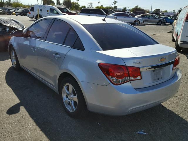 1G1PE5S92B7206481 - 2011 CHEVROLET CRUZE LT SILVER photo 3