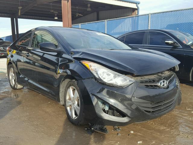 KMHDH6AE9DU018921 - 2013 HYUNDAI ELANTRA CO BLACK photo 1