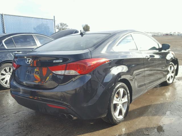 KMHDH6AE9DU018921 - 2013 HYUNDAI ELANTRA CO BLACK photo 4