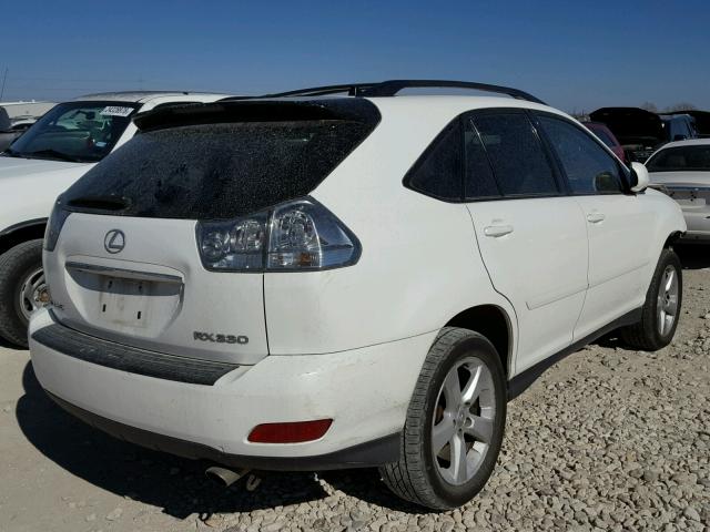 2T2HA31U35C061466 - 2005 LEXUS RX 330 WHITE photo 4