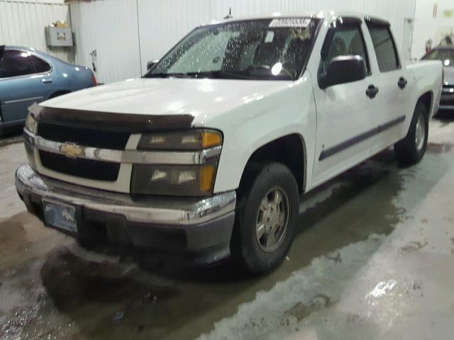 1GCCS339588188255 - 2008 CHEVROLET COLORADO L WHITE photo 2