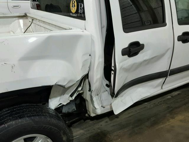 1GCCS339588188255 - 2008 CHEVROLET COLORADO L WHITE photo 9