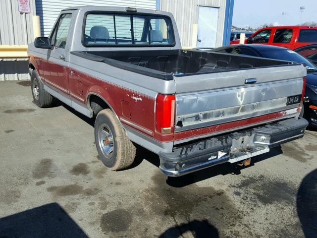 2FTDF15NXNCA30715 - 1992 FORD F150 TWO TONE photo 3