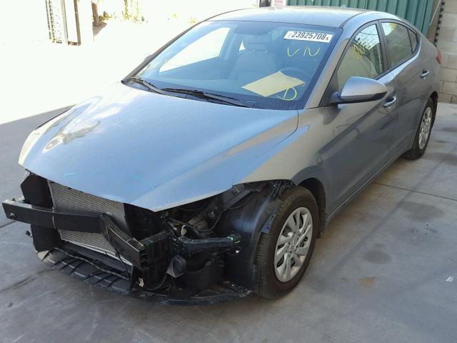 KMHD74LF9HU407545 - 2017 HYUNDAI ELANTRA SE CHARCOAL photo 2