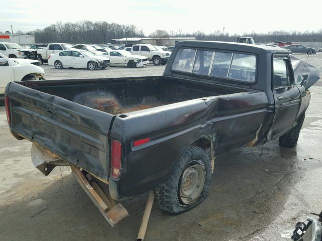 F25HNCF7864 - 1978 FORD F-250 BLACK photo 4