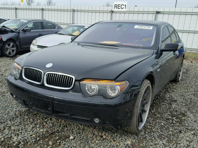 WBAGL63422DP61063 - 2002 BMW 745 I BLACK photo 2