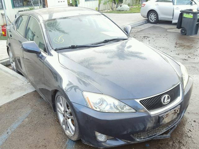 JTHBK262585076589 - 2008 LEXUS IS 250 CHARCOAL photo 1