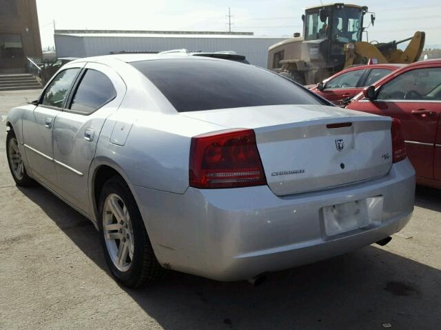 2B3KA53H86H401340 - 2006 DODGE CHARGER R/ SILVER photo 3