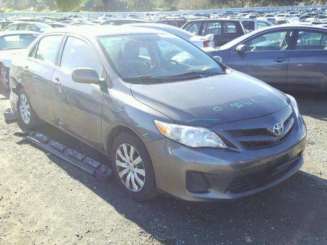 5YFBU4EE9CP028169 - 2012 TOYOTA COROLLA BA GRAY photo 1