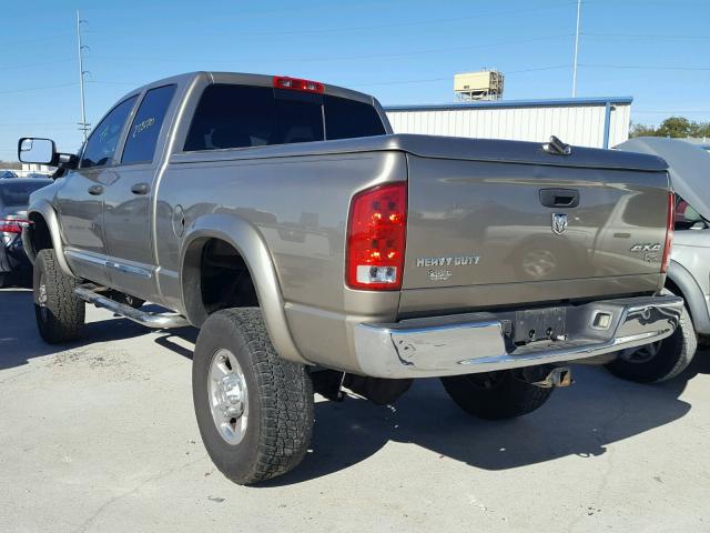 1D3KS28C06J144865 - 2006 DODGE RAM 2500 S TAN photo 3