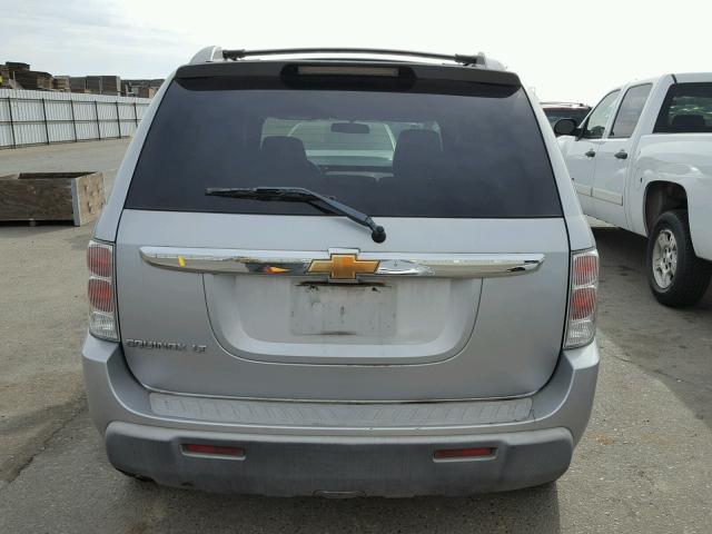 2CNDL63F466024924 - 2006 CHEVROLET EQUINOX LT SILVER photo 10