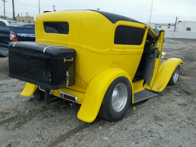 N0V1N23926008 - 1935 FORD MODEL A YELLOW photo 4