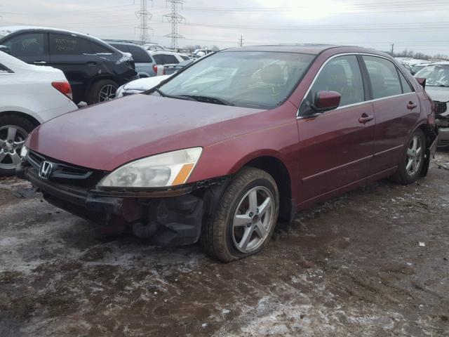 JHMCM56693C042310 - 2003 HONDA ACCORD EX RED photo 2