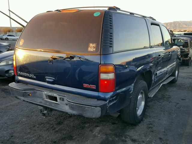 3GKEC16T52G269926 - 2002 GMC YUKON XL C BLUE photo 4