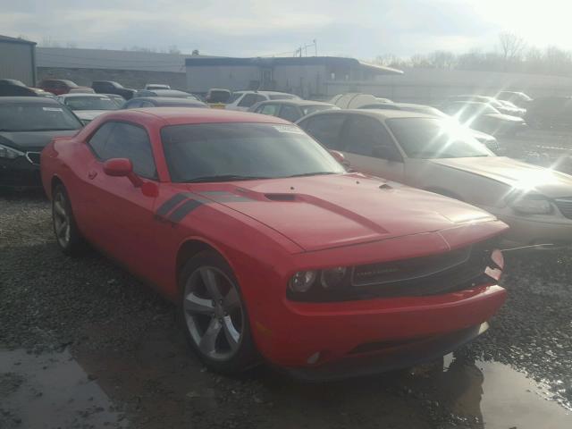 2C3CDYBT9DH729238 - 2013 DODGE CHALLENGER RED photo 1