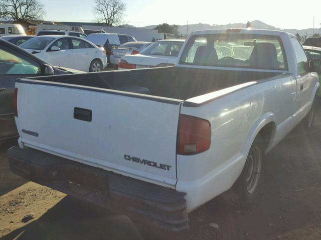 1GCCS14H838184462 - 2003 CHEVROLET S TRUCK S1 WHITE photo 4