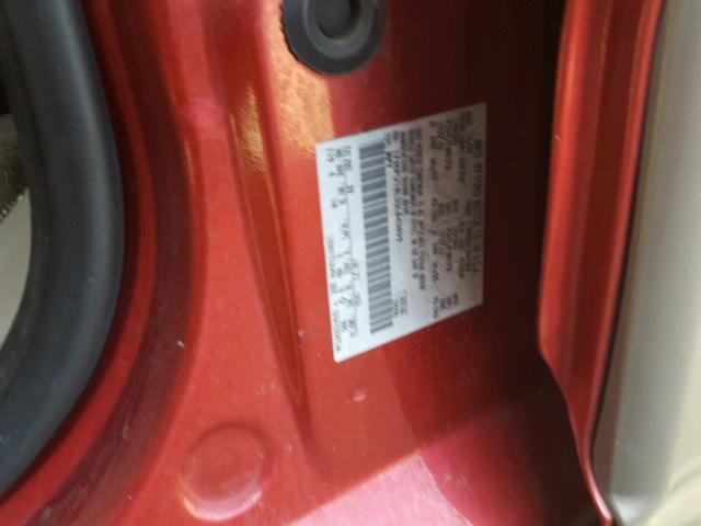 1FMPU18L33LB43899 - 2003 FORD EXPEDITION RED photo 10