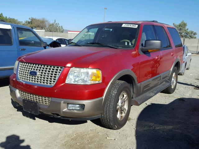 1FMPU18L33LB43899 - 2003 FORD EXPEDITION RED photo 2