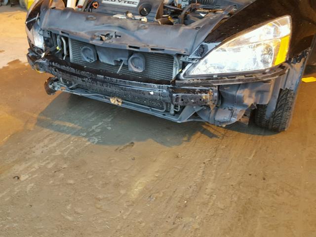 1HGCM82635A007156 - 2005 HONDA ACCORD EX BLACK photo 9