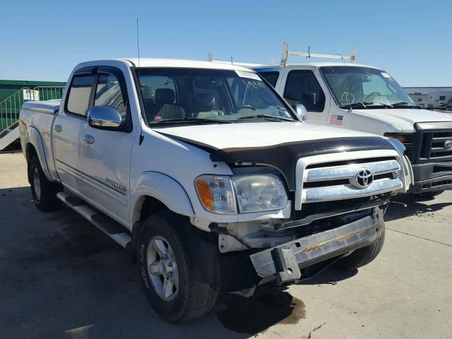 5TBET34126S554480 - 2006 TOYOTA TUNDRA DOU WHITE photo 1