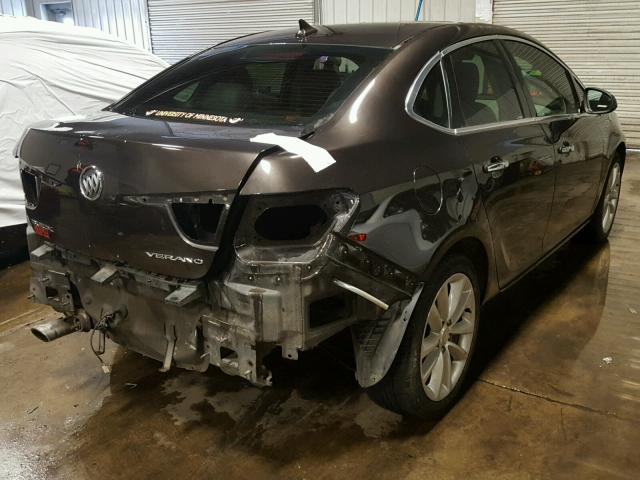 1G4PP5SKXD4206250 - 2013 BUICK VERANO BROWN photo 4