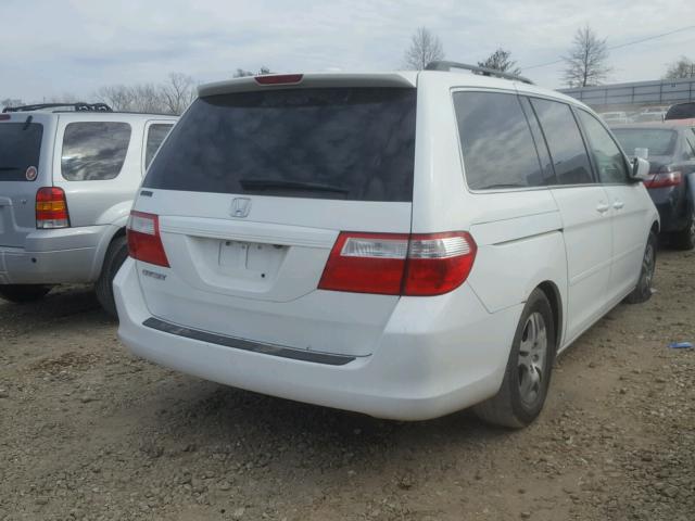 5FNRL38757B051569 - 2007 HONDA ODYSSEY EX WHITE photo 4