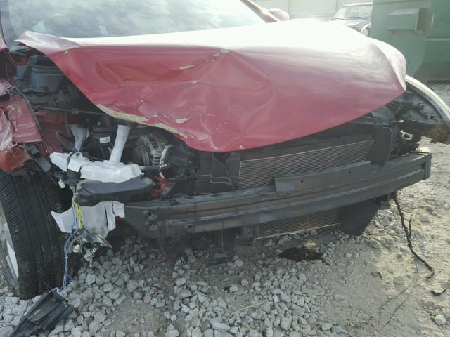 KMHDH4AE2DU500473 - 2013 HYUNDAI ELANTRA GL RED photo 9