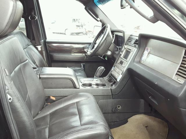 5LMFL28527LJ09574 - 2007 LINCOLN NAVIGATOR BLACK photo 5